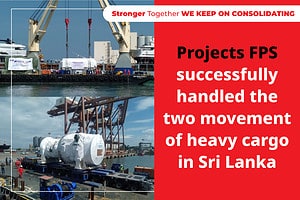 Read more about the article Projects FPS successfully handled 318 tons weight of Gas Turbine & 317 tons weight of Gas Turbine Generator for 350MW LNG fired Combined Cycle Power Plant in Sri Lanka