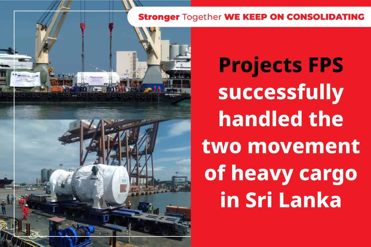 You are currently viewing Projects FPS successfully handled 318 tons weight of Gas Turbine & 317 tons weight of Gas Turbine Generator for 350MW LNG fired Combined Cycle Power Plant in Sri Lanka